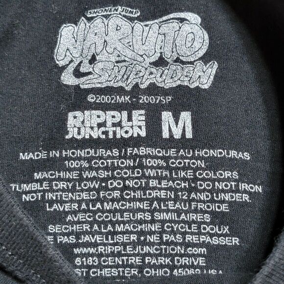 Naruto Shippuden Graphic SS Tee Black "Ichiraku Ramen Shop" - Size Medium - Picture 4 of 4